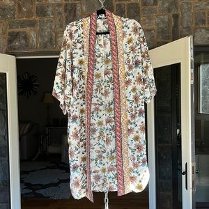 Nordstrom Floral Kimono One Size